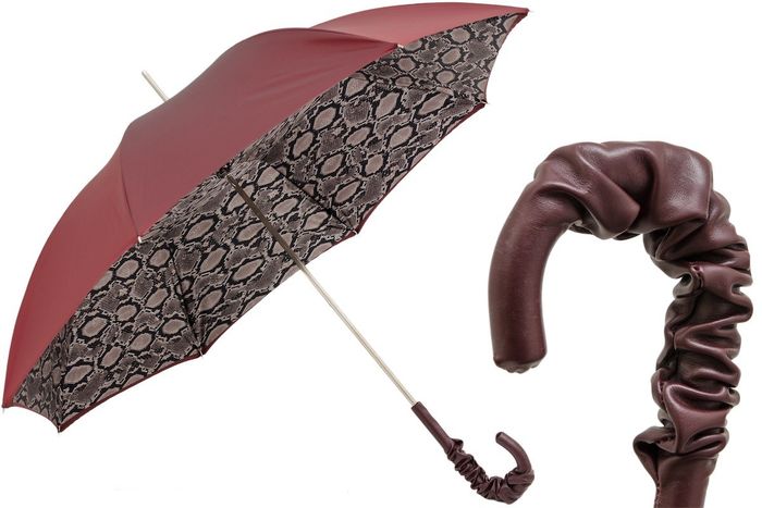 Python-Regenschirm für Damen - Handmade in Italy