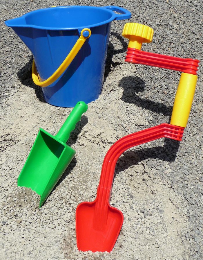 SANDKASTENSPIELZEUG Sandspielzeug 3-teilig