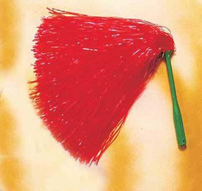 Cheerleader Pompon rot Karneval Fasnet Fasching