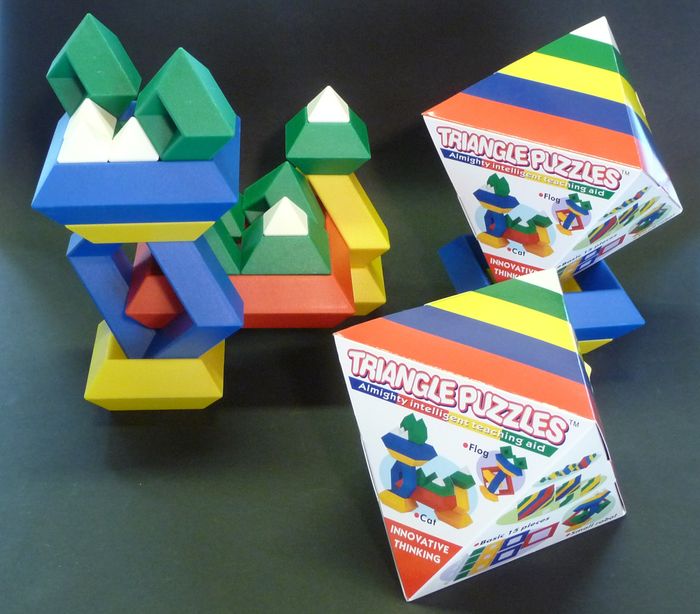 30-TEILIG Triangle Puzzles das ZAUBER-PUZZLE "TOP ERFINDUNG"