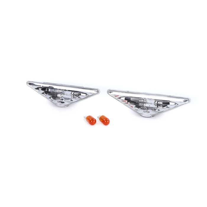 Klarglas Seitenblinker Chrom für Ford Focus 98-04 Mondeo 00-07
