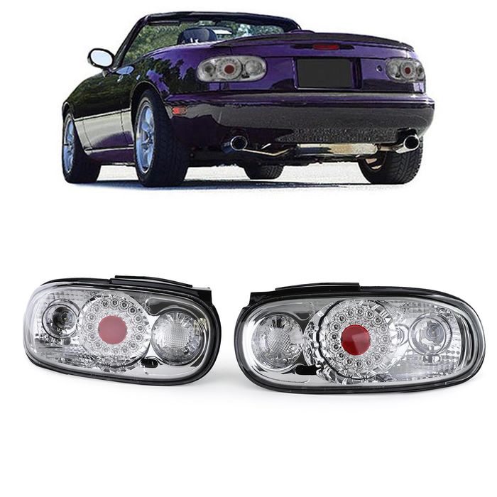 LED Rückleuchten chrom für Mazda MX5 NA 89-98