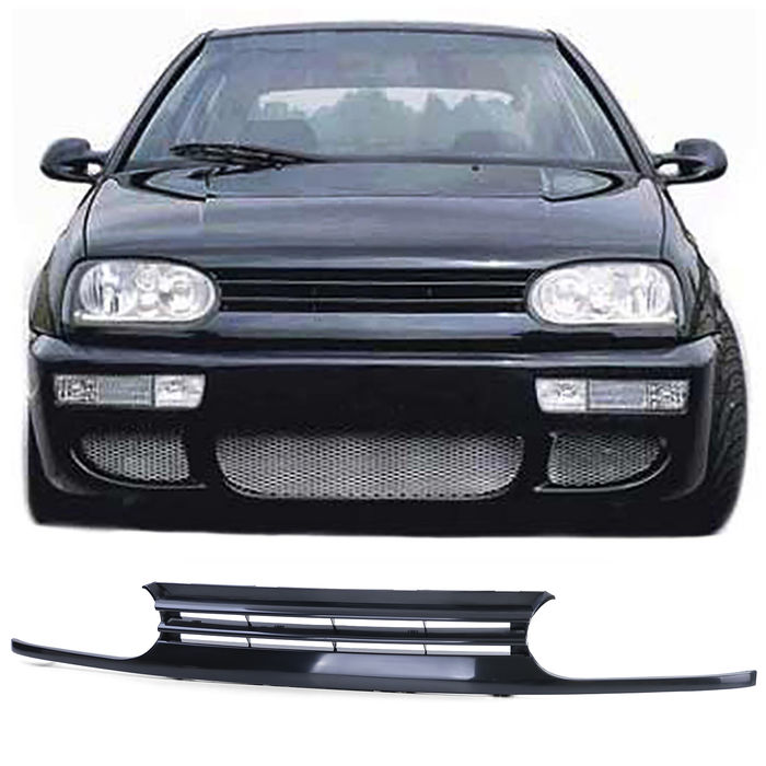 ABS Sport Kühlergrill ohne Emblem VR6 für VW Golf 3 91-97