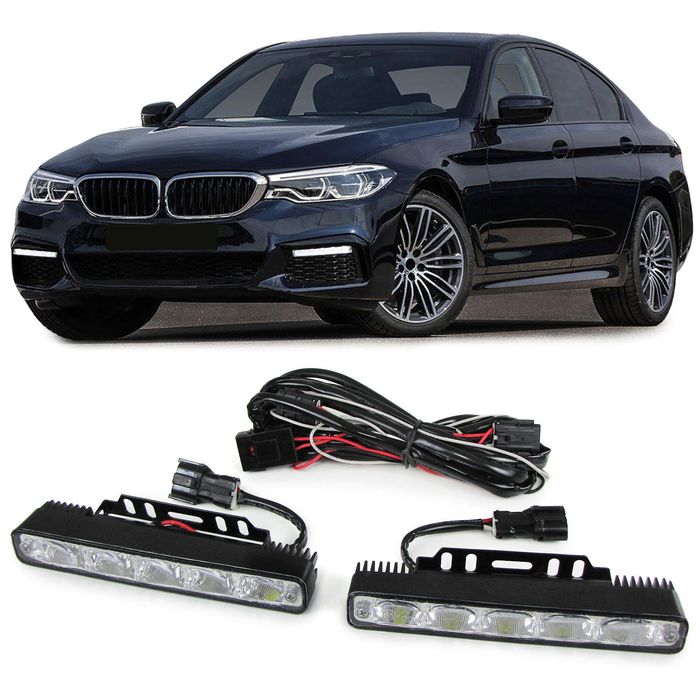 SMD LED Tagfahrleuchten Tagfahrlicht S6 Ultra Universal Set