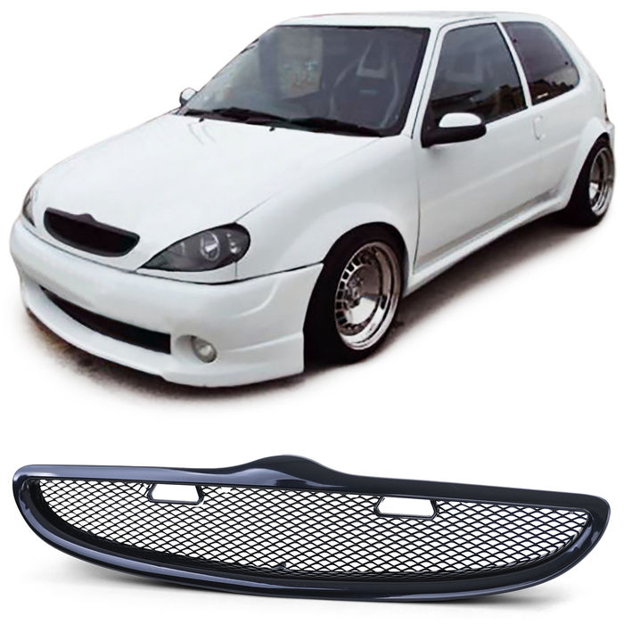 Sport Waben Kühlergrill ohne Emblem für Citroen Saxo 99-04
