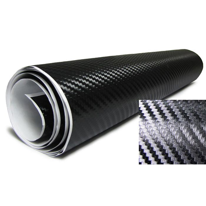 3D Carbonfolie schwarz selbstklebend 30cmx150cm