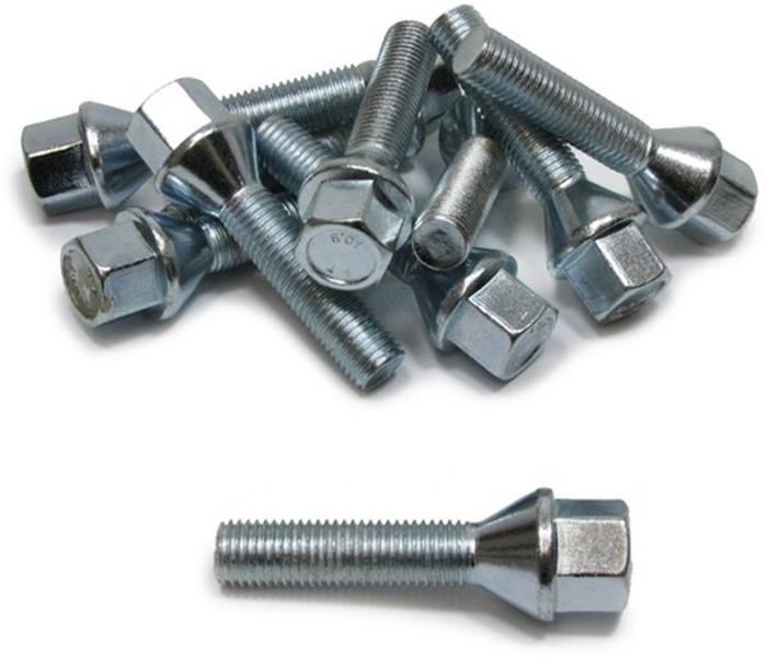10 Radbolzen Radschrauben Kegelbund M12x1, 5 30mm