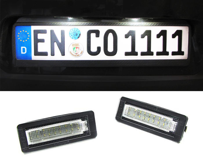 LED Kennzeichenbeleuchtung weiß 6000K für Smart ForTwo Typ W451