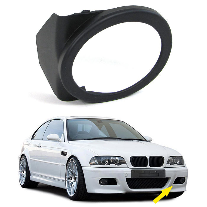 Nebelscheinwerfer Blenden Cover links passend für BMW 3ER E46 98-07