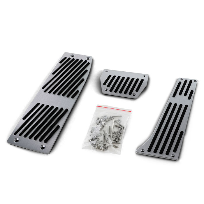 Alu Pedale Automatik + Fußstütze passend für BMW E34 E39 E60 E61 E32 E38 E63 E64