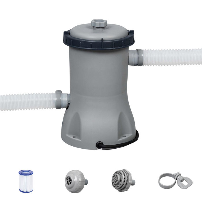 BESTWAY Pool Filterpumpe Kartuschenfilter Poolreinigung 2.006 l/h 530 gal