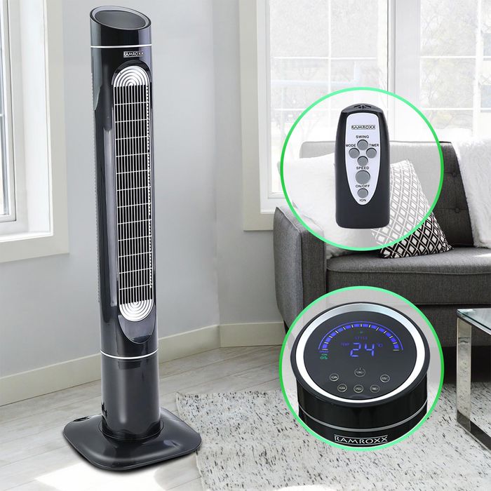 Turmventilator Standventilator Digital mit Fernbedienung Everest1000 127cm 100W
