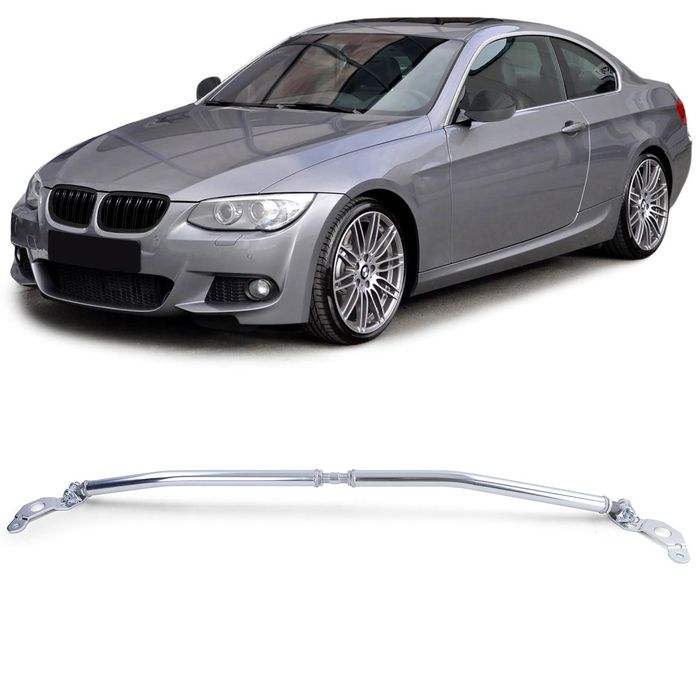 Alu Domstrebe vorne poliert passend für BMW 3er E90 E91 E92 ab 05 E93 ab 07