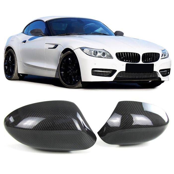 Echt Carbon Spiegelkappen Spiegelcover passend für BMW Z4 E89 ab 09