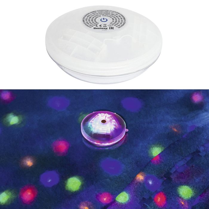 BESTWAY schwimmende LED Poolleuchte Floating Pool Partylicht