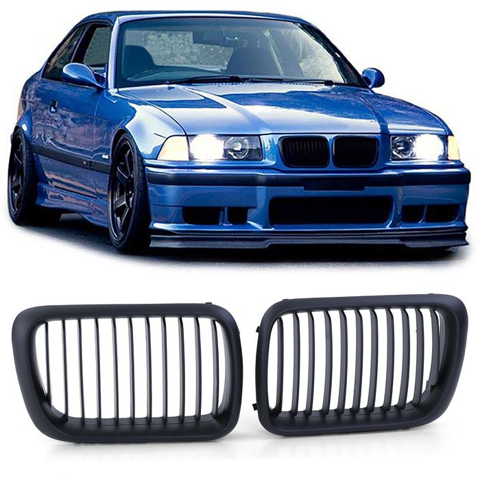 Sport Kühlergrill Performance Matt passend für BMW 3er E36 Facelift 96-99
