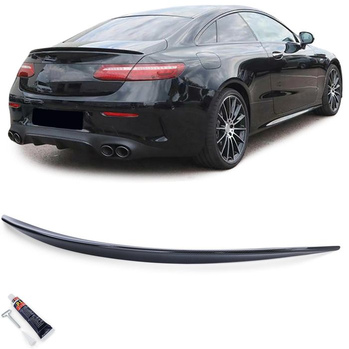 Sport Heckspoiler Lippe Carbon Look für Mercedes E Klasse C238 Coupe ab 16