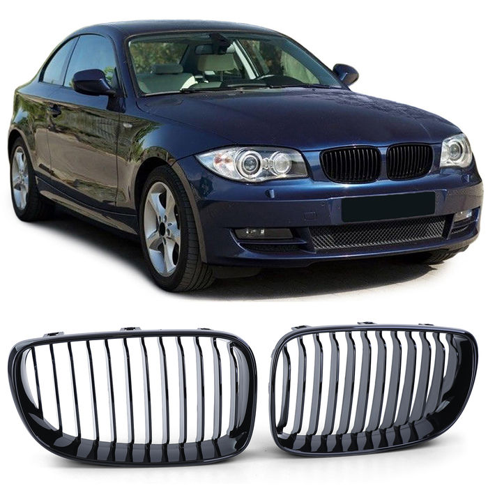 Sport Kühlergrill Performance Glanz passend für BMW 1er E81 E82 E87 E88 07-12