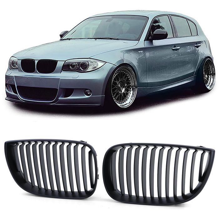 Sport Kühlergrill Performance Matt passend für BMW 1er E81 E87 Vorfacelift 04-07