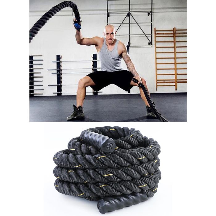 Battle Rope Trainingstau Schwungseil Schlagseil 9 Meter 50mm