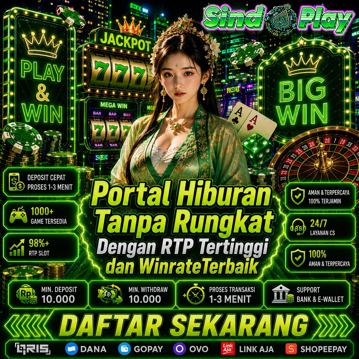 SINDOPLAY | Portal Hiburan Tanpa Rungkat Dengan RTP Tertinggi dan Winrate Terbaik
