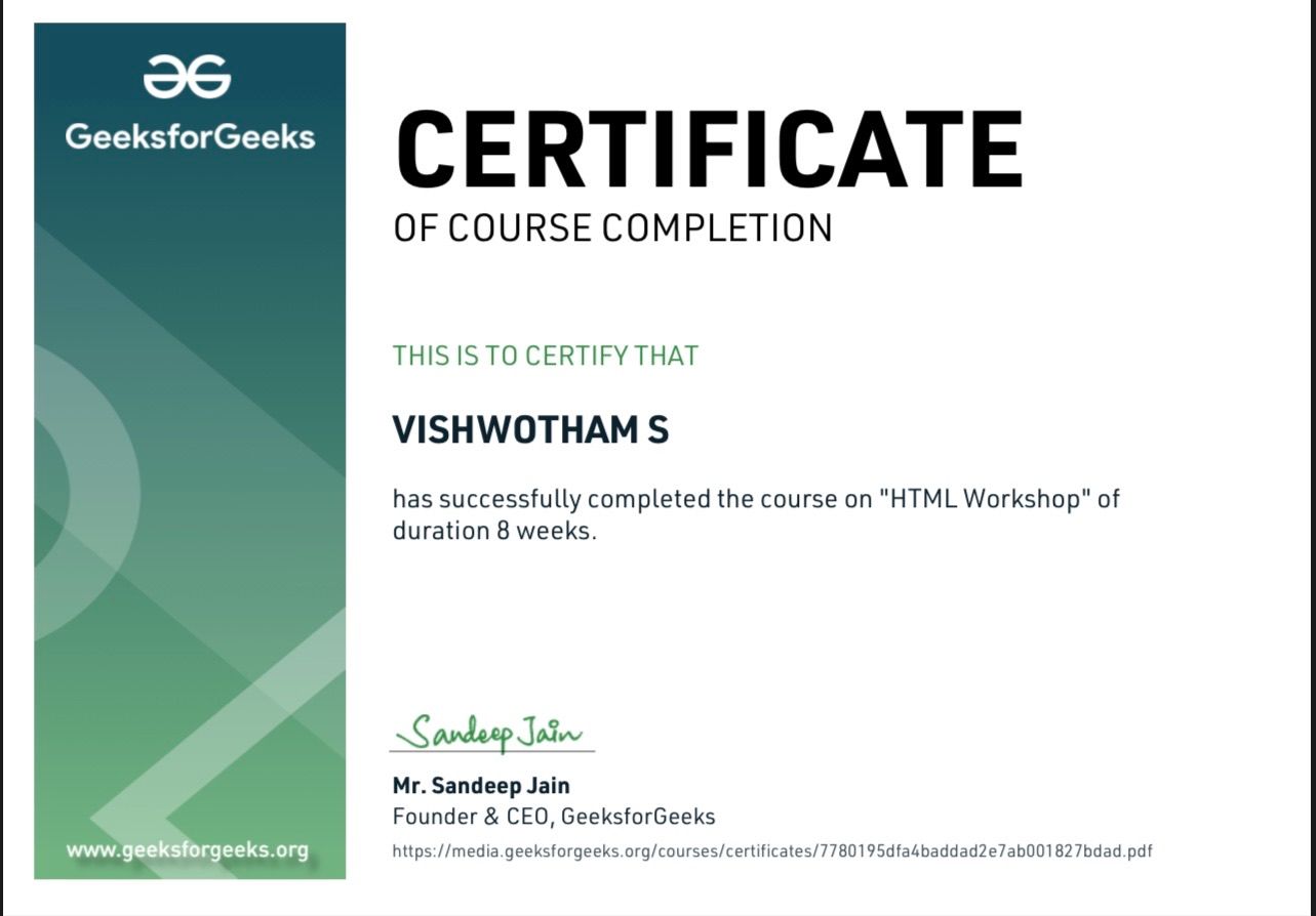 Certificate 2