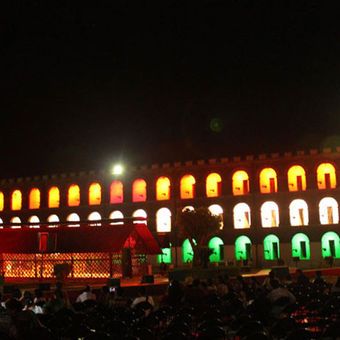 Light and Sound Show at Cellular Jail