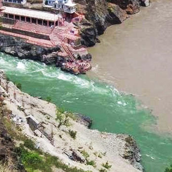 Mandakini and Alaknanda at Devprayag