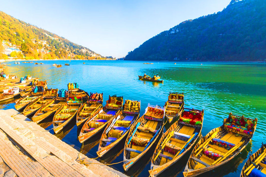 Boating at Naini Lake