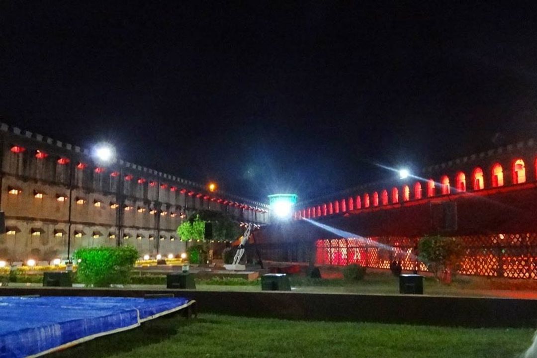 Light & Sound Show in Cellular Jail