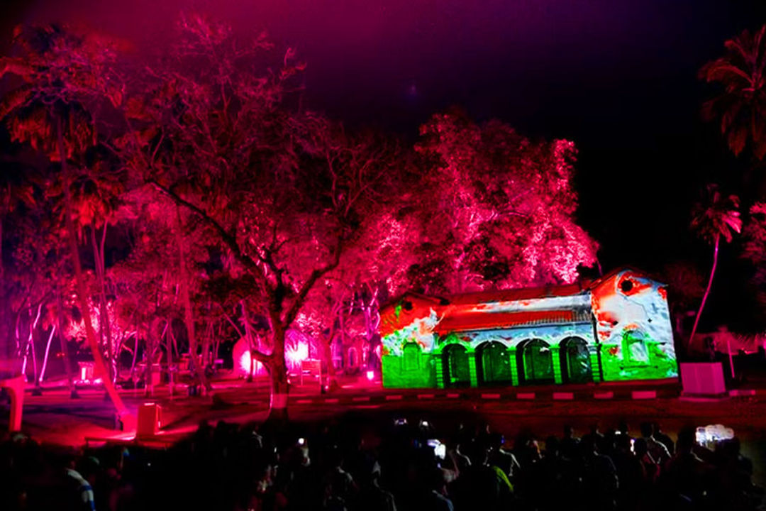 Light & Sound Show at Cellular Jail