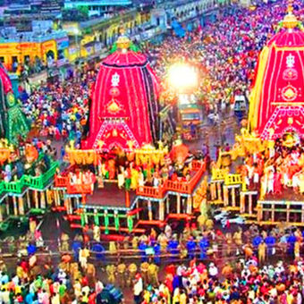 Jagannath Puri Rath Yatra in Odisha