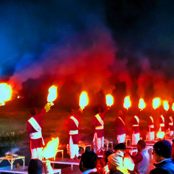 Aarti at Triveni Ghat