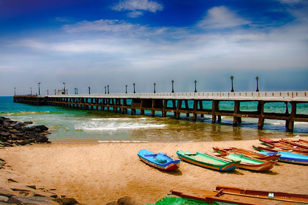 Beach Tour Of Pondicherry