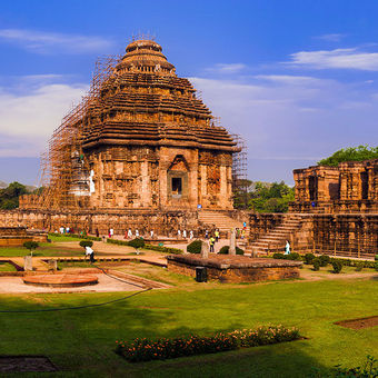 Panoramic view of The Sun Temple Konark