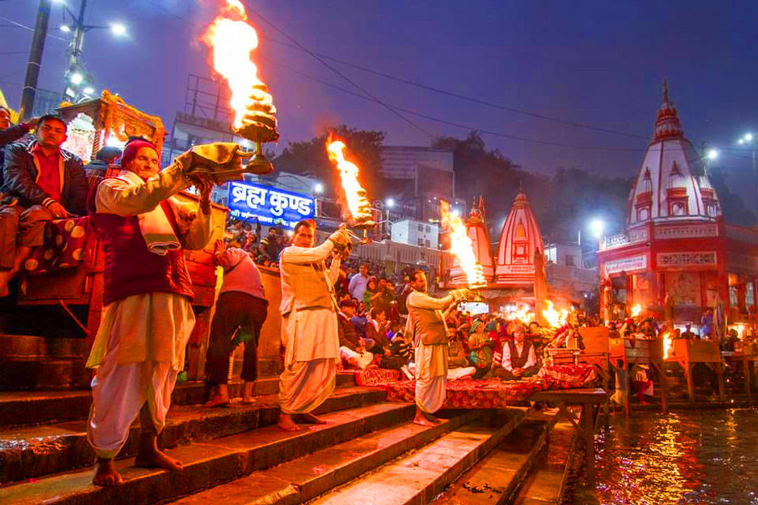 Ganga Aarti at Har ki Pauri