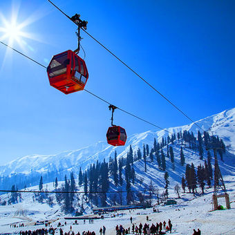 Gandola Cable car in Gulmarg