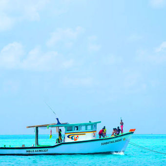 family in Lakshadweep