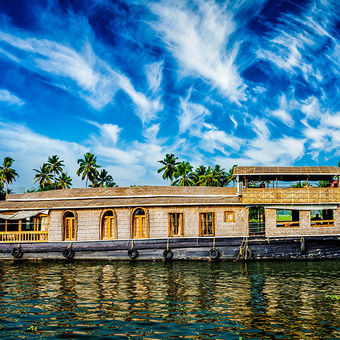 Houseboat on Kerala backwaters