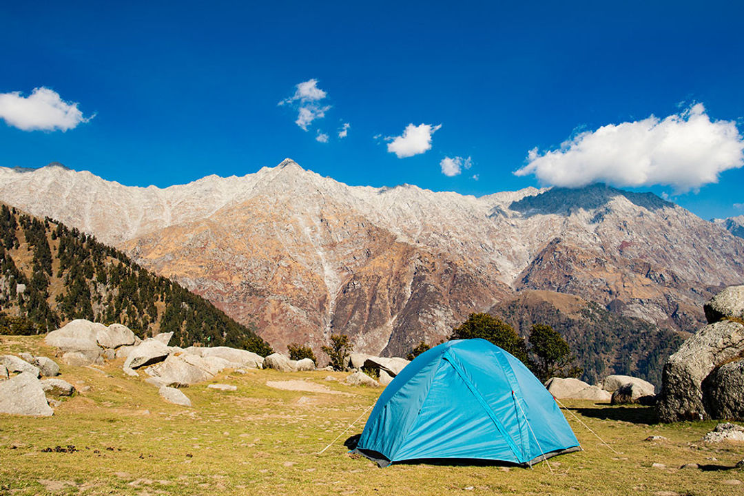 Sunny day whit some clouds Dharamshala