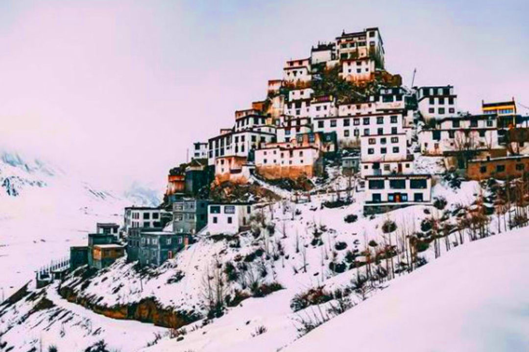 spiti valley in winter