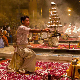 Ganga Aarti At Swarg Ashram