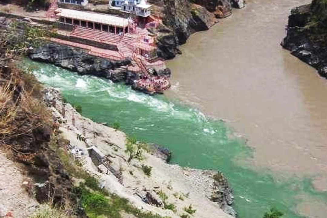 Mandakini and Alaknanda at Devprayag