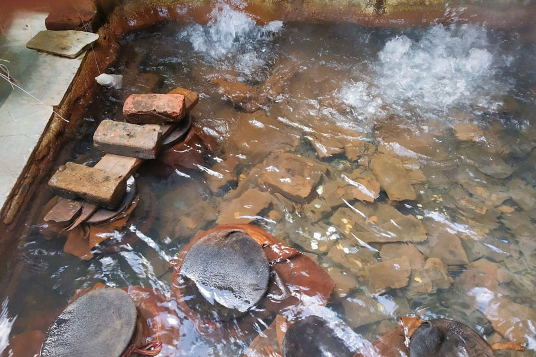 Langar Cooked in Hot Springs for Devotees