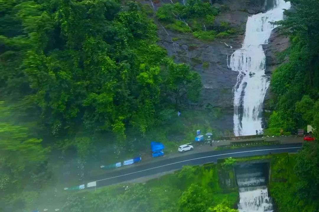 Waterfalls in Munnar