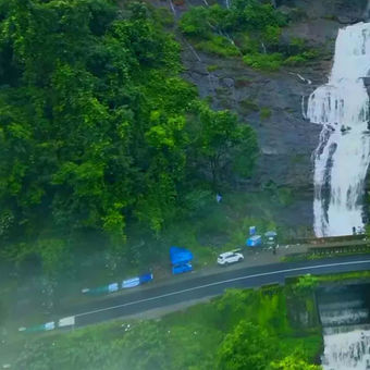 Waterfalls in Munnar