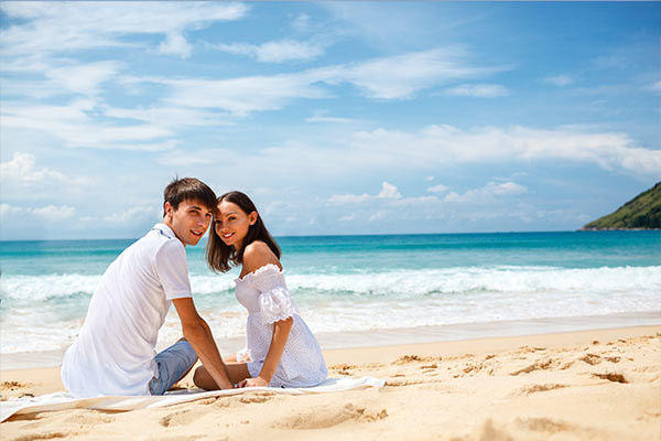 Happy young couple