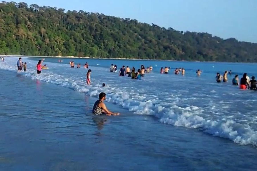 Radhanagar Beach
