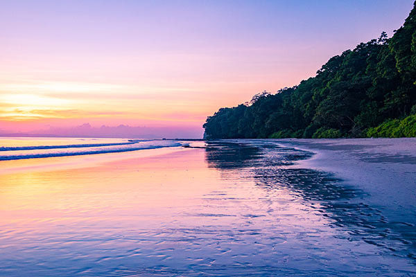 Sunset from radhanagar beach