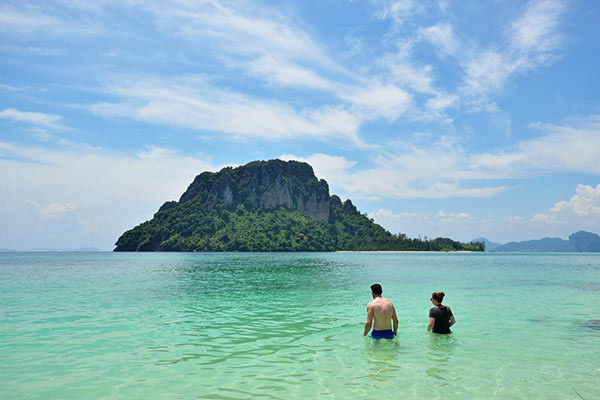 Couple at Elephant Beach